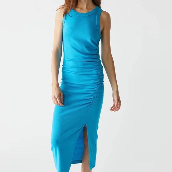 Michael Stars - Tala Asymmetrical Midi Dress - Picture 2 of 8